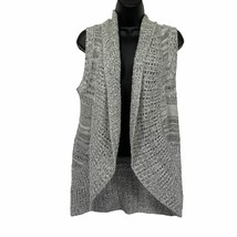 MUDD Cardigan Vest Shrug Sweater Grey Size Small - $19.03