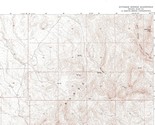 Kittridge Springs, Nevada 1962 Vintage USGS Topo Map 7.5 Quadrangle Topo... - $23.99