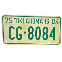 1975 United States Oklahoma Craig County Passenger License Plate CG-8084 - £14.70 GBP
