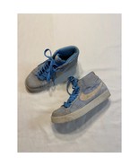 Nike SB Zoom Blazer Mid Lance Mountain Blue White Embroidered Size 4  - £36.98 GBP