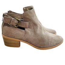 Dolce Vita Brown Perforated Booties Boots Size 7.5 - £22.14 GBP