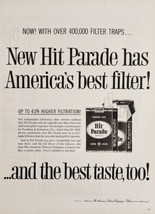 1958 Print Ad Hit Parade King Size Filter Cigarettes America&#39;s Best - £13.53 GBP