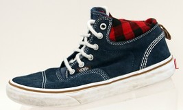 Vans Shoes Kids Size 5.5 High Top Pro Skateboarding  Blue Red 721454 Lace Up - $15.83
