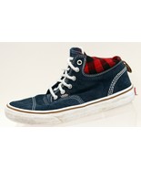 Vans Shoes Kids Size 5.5 High Top Pro Skateboarding  Blue Red 721454 Lac... - $15.83