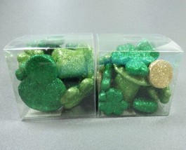 St Patricks Day Shamrocks Leprechaun Hats Coins Bowl Filler Table Scatter 44ct - £11.76 GBP