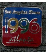 Gold Tone Enameled Collectible 1996 Atlanta Olympics Los Angeles Times Pin - €5,16 EUR