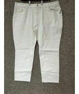 Old Navy Women’s Boyfriend Mid Rise White Denim Jeans Size 18 - $29.69