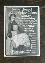Vintage 1902 Pearline Washing Soap Original Ad 1021 - $6.64