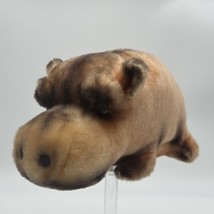 KAMAR Treasure Pets Hippo Plush Japan Velvet Stuffed Hippo Vintage RARE - £15.68 GBP