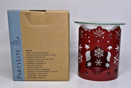 PartyLite Winter Lace Fragrance Warmer Retired NIB P16E/P91135 - $22.99