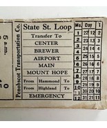 Railway Transfer Tickets Maine Penobscot Transportation State Street Loo... - $24.99