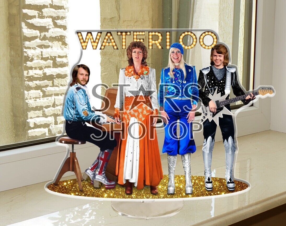 ABBA &quot;Waterloo&quot; Figure Acrylic, Standee, ABBA Doll, Photo, Poster, Merch... - $44.00