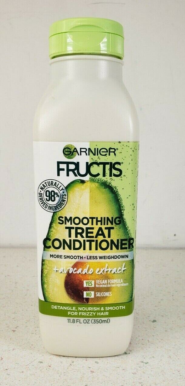 Garnier Fructis Smoothing Treat Conditioner, For Frizzy Hair, Avocado, 11.8 oz - $17.50