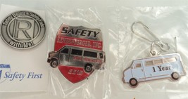 Renzenberger Safety Pins &amp; Keychain Key Ring Lot - £7.64 GBP
