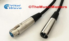 3ft XLR Microphone Audio Cable M-F Mic Extension Amp Powered Speaker Wir... - £6.80 GBP