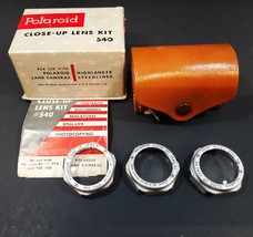 Vintage Polaroid Land Camera Close-Up Lens Kit 540 w/Leather Case - £14.18 GBP