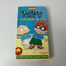 Rugrats Tales From the Crib VHS Tape 1993 Klasky Csupo Orange Kids Cartoon - £6.59 GBP
