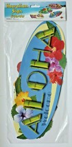 2005 Beistle Hawaiian Sign Cutouts 4-16&quot; Set of 4 New In Packaging - $15.99