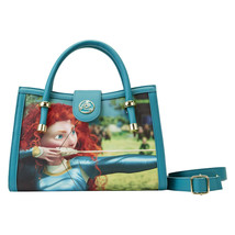 Loungefly Disney Brave Merida Princess Scenes w/ Mor&#39;du Crossbody Bag - £92.71 GBP