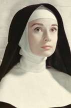 Audrey Hepburn in The Nun&#39;s Story gazing nun&#39;s habit portrait 18x24 Poster - £19.17 GBP