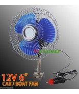 12 Volt 6&quot; Auto Cooling Ocillating Air Fan For Truck Car Boat - $41.02 CAD