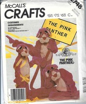 McCALL&#39;S PATTERN 2748 SZ MEDIUM ADULT COSTUME THE PINK PANTHER - £3.86 GBP