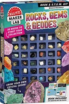 Rocks, Gems and Geodes: Maker Lab (Klutz STEM Kit) 8&quot; x 1.5&quot; x 11.5&quot; - £18.08 GBP