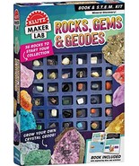 Rocks, Gems and Geodes: Maker Lab (Klutz STEM Kit) 8&quot; x 1.5&quot; x 11.5&quot; - £17.99 GBP