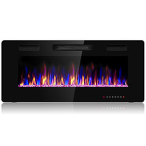 42" Wall Mounted Heater Electric place Recessed Ultra Thin Multicolor Flame - £320.50 GBP