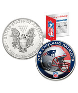 NEW ENGLAND PATRIOTS 1 Oz American Silver Eagle $1 Coin Colorized NFL LI... - £66.14 GBP