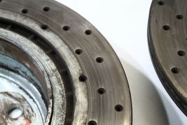 2003-2005 INFINITI G35 SEDAN RWD REAR PAIR LEFT&RIGHT SIDES DRILLED ROTORS P815 image 9