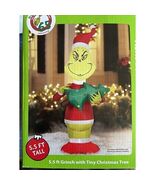 The Grinch Christmas Inflatable 5.5 Ft Limited Edition 65th Anniversary - $1,081.17 MXN
