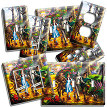 Yellow Brick Road Wizard Of Oz Dorothy Lion Scarecrow Tin Man Hd Art Wall Plates - £14.22 GBP