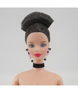 Collector Barbie Black Hair Updo Mackie Face Pale Skin Vintage 90s Doll - $39.58