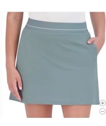 Soybu Womens Skort Green Skirt Inner-Shorts Pockets Elastic Waist Stretch - $53.32 CAD