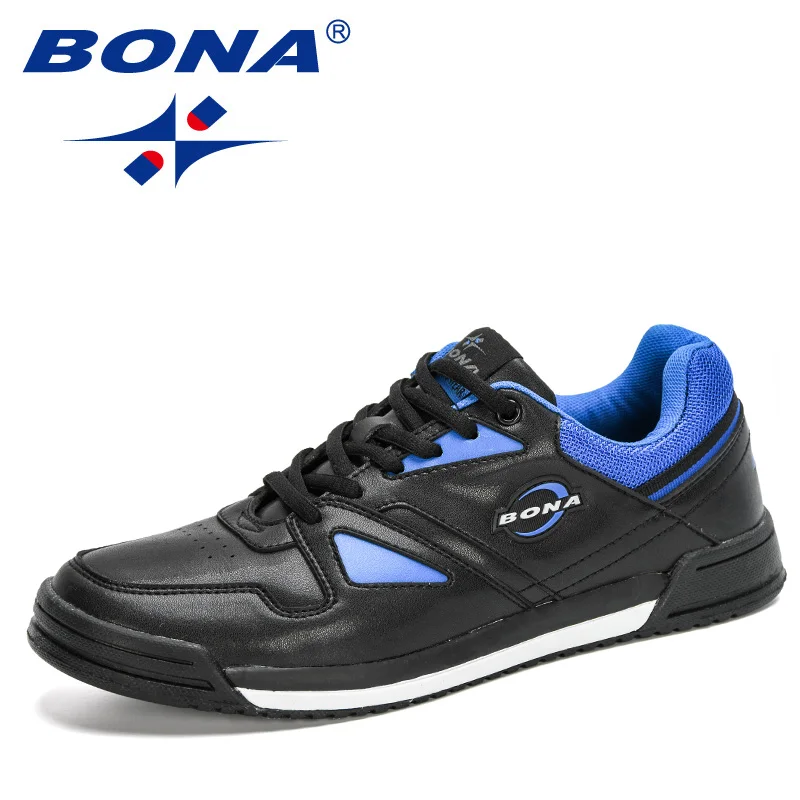 Best Sneakers BONA 2024 New Designers Vulcanized Flat Shoes Men -up Sneaker Skat - £62.65 GBP