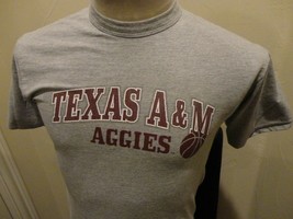 Vtg 90&#39;s Russell Athletic Gray Texas A&amp;M Aggies NCAA 58-42 T-shirt Youth M Nice - £17.57 GBP