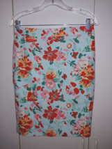 J. Crew Ladies Straight Cotton Lined Floral SKIRT-0-NWOT-CUTE - £16.44 GBP