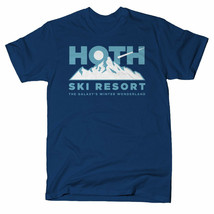 Star Wars Hoth Ski Resort T-Shirt Blue - £25.68 GBP+
