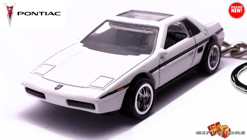    RARE KEYCHAIN 84/88 WHITE PONTIAC FIERO 2M4 CUSTOM Ltd.GREAT GIFT - $58.98