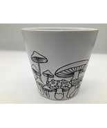 Mushroom Design Ceramic Planter Indoor Outdoor Plants W/ Drainage Hole M... - €8,44 EUR