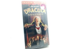 Dracula Dead and Loving It VHS Leslie Nielsen, Mel Brooks Raised Letters On Box - £18.02 GBP