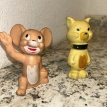 Alan Jay Rubber Squeak Toys Tom &amp; Jerry Mouse And Spike’s Som Tyke RARE E2 - $180.83