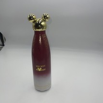 Mickey Mouse Berry Glitter Metal Water Bottle ￼ - £13.41 GBP