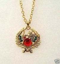 New Mystica Accessory Golden Phoenix Dragon Necklace - £10.38 GBP