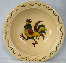 Metlox Poppytrail California Provincial Rooster 10&quot; Round Serving Bowl - £15.56 GBP