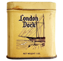 1960-70s Kentucky Club London Dock Tobacco Tin West Virginia Vintage E61 - $19.99