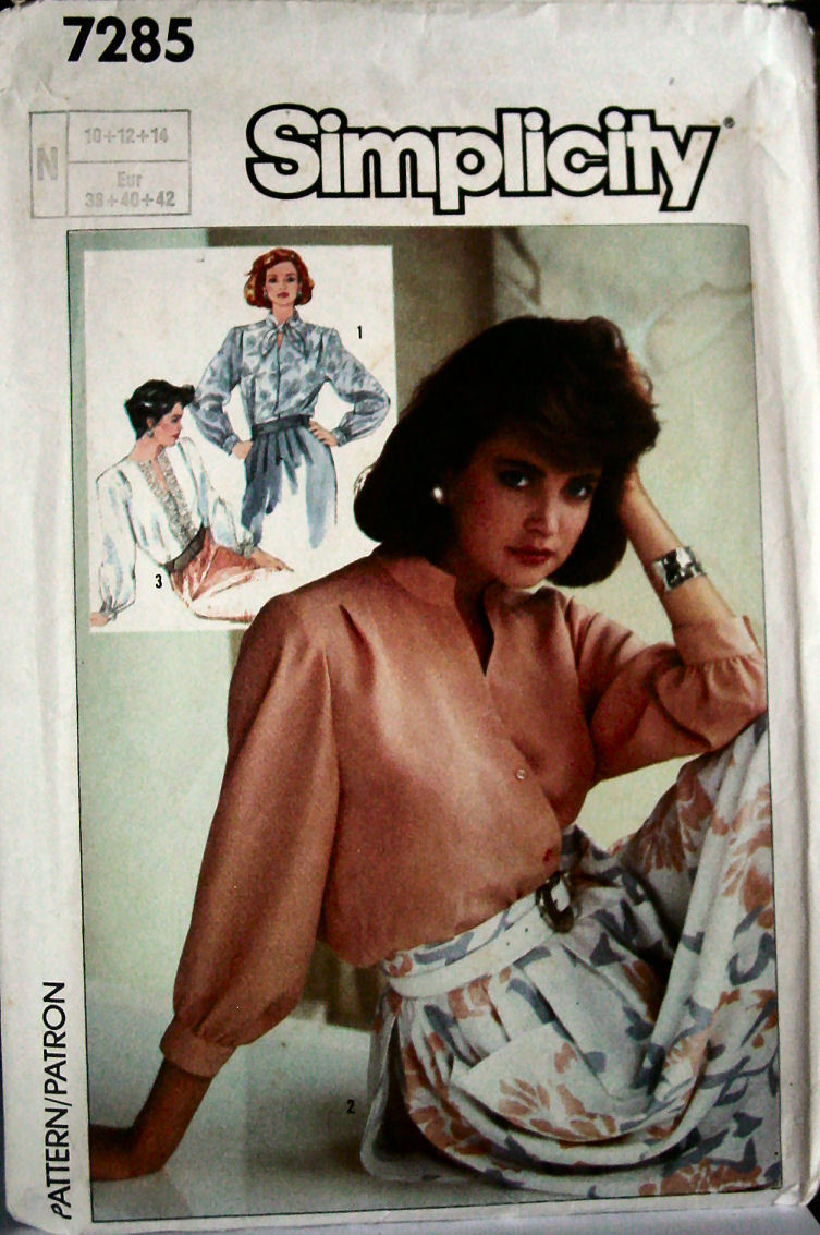 Pattern 7285 Dressy Bouses for Soft Fabric sz 10,12,14 - $5.69