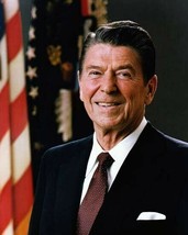 Ronald Reagan 40th President of the United States 8x10 smiling photo - £7.79 GBP