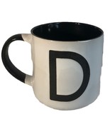 Oversized Personalize “Letter D” Ceramic Coffee Mug Cup 16 oz White-NEW-... - $461.11 MXN